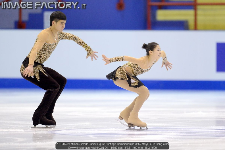2013-02-27 Milano - World Junior Figure Skating Championships 3652 Meiyi Li-Bo Jiang CHN.jpg